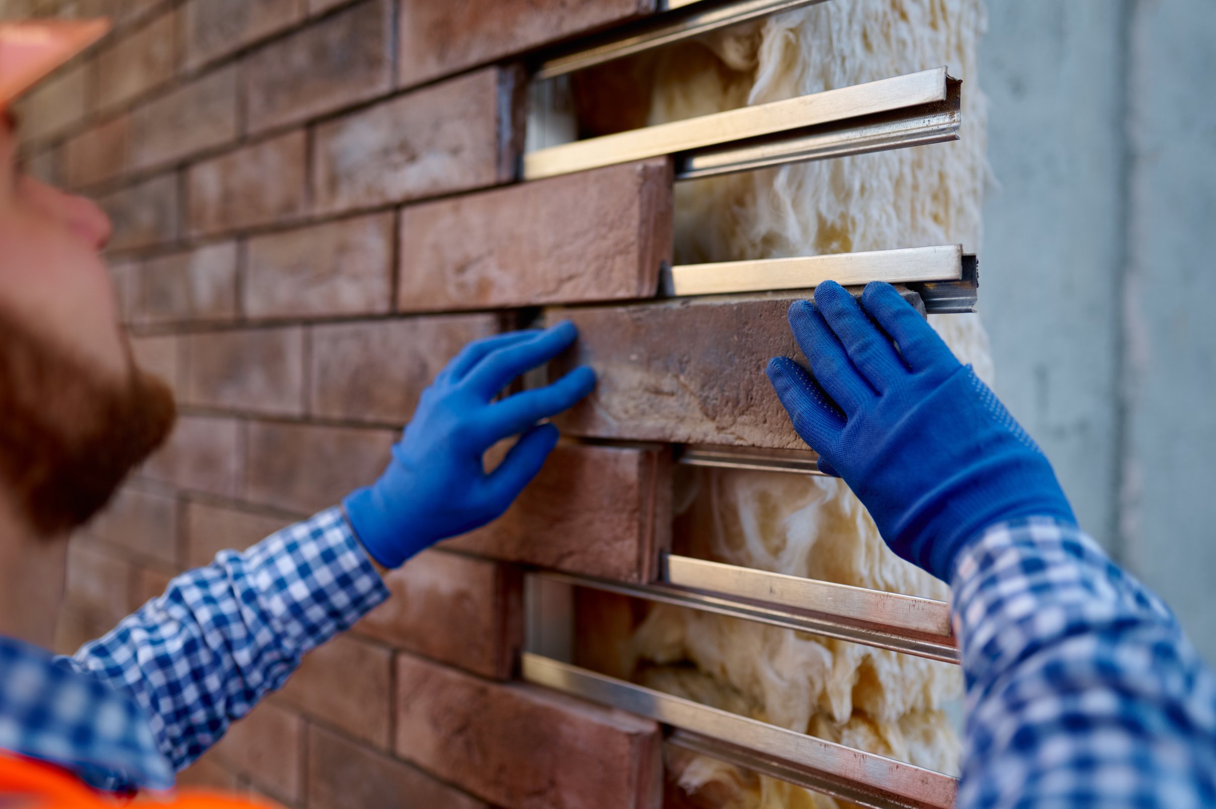 Worker Cladding Stone for External Wall Warming